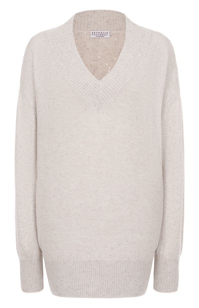 Женский пуловер из кашемира и шелка BRUNELLO CUCINELLI, арт. M73539922