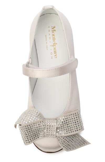 Балетки MONTELPARE TRADITION молочного цвета по цене 23150 руб., арт. MT11679/VAR1, фото 4 Балетки MONTELPARE TRADITION, арт. MT11679/VAR1, фото 4