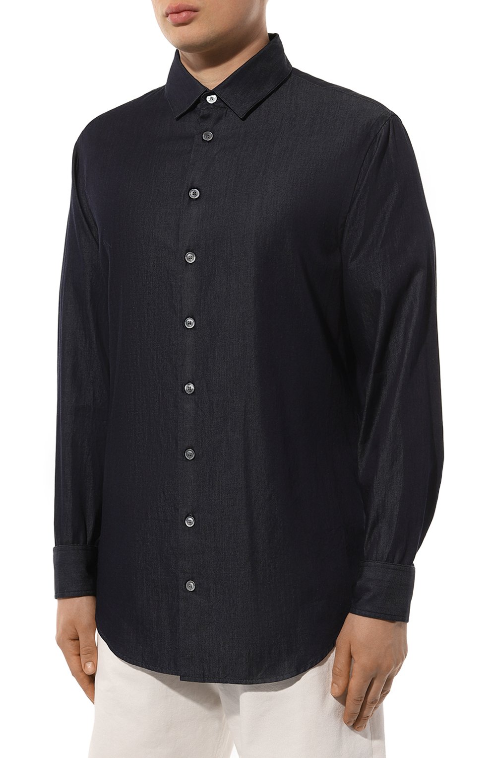 Хлопковая рубашка GIORGIO ARMANI, арт. 3DSC62/SD4JZ, фото 3