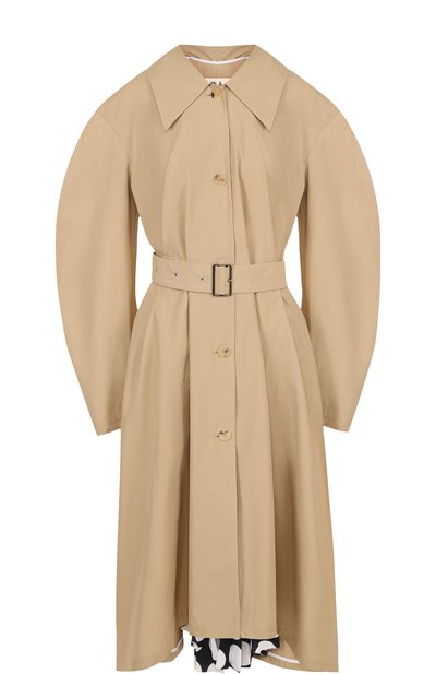 Пальто асимметричного кроя с плиссированной вставкой A.W.A.K.E. MODE, арт. SS18.C04, фото 1