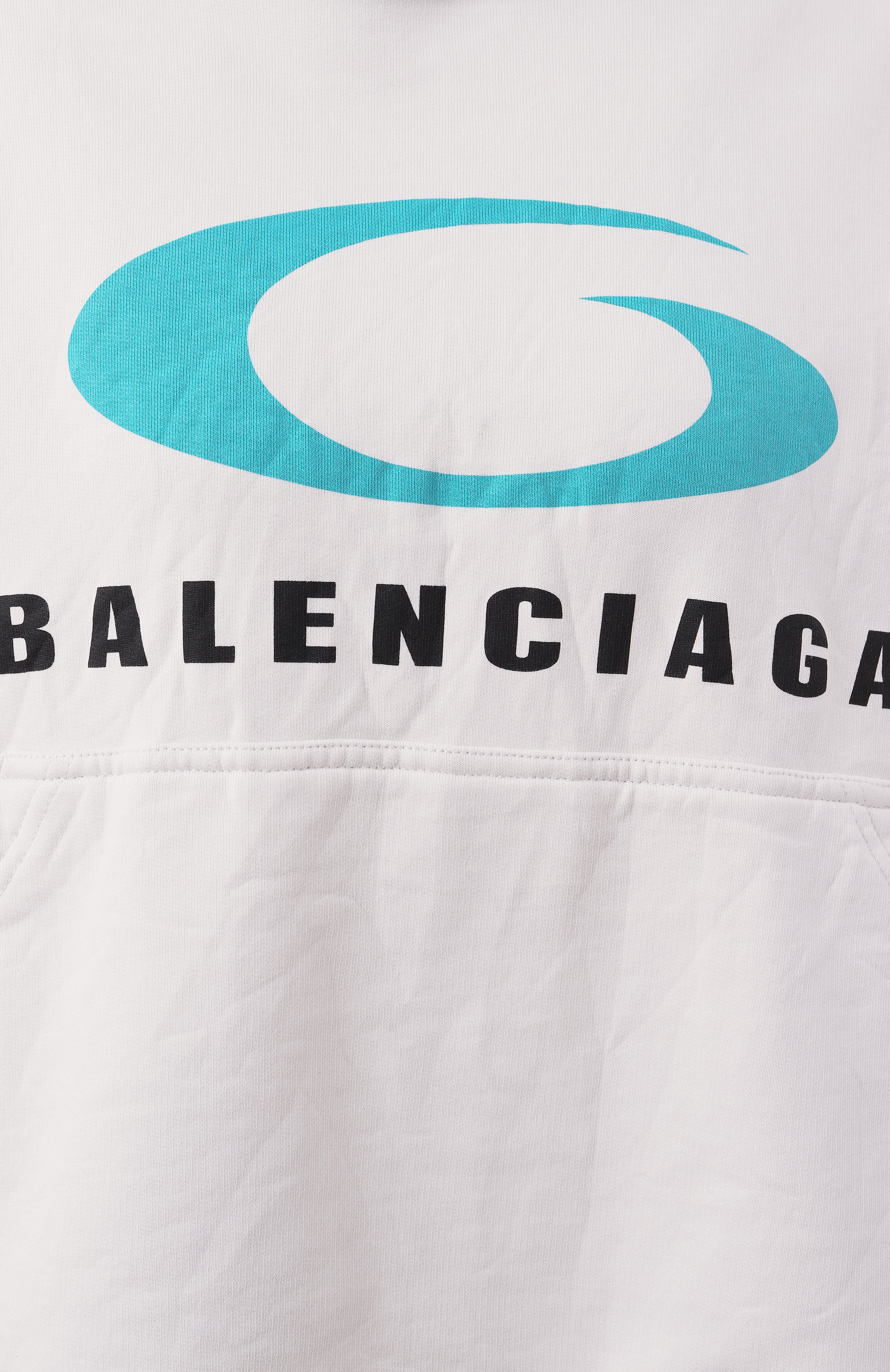 Хлопковое худи BALENCIAGA белого цвета по цене 139000 руб., арт. 783397/TRVC3, фото 6 Хлопковое худи BALENCIAGA, арт. 783397/TRVC3, фото 6