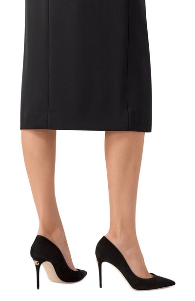 Замшевые туфли cardinale 90 DOLCE & GABBANA, арт. CD1840/A1275, фото 3