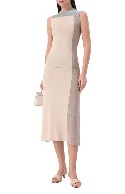 Топ LORENA ANTONIAZZI бежевого цвета по цене 65250 руб., арт. P26129TM39A/2435, фото 2 Топ LORENA ANTONIAZZI, арт. P26129TM39A/2435, фото 2