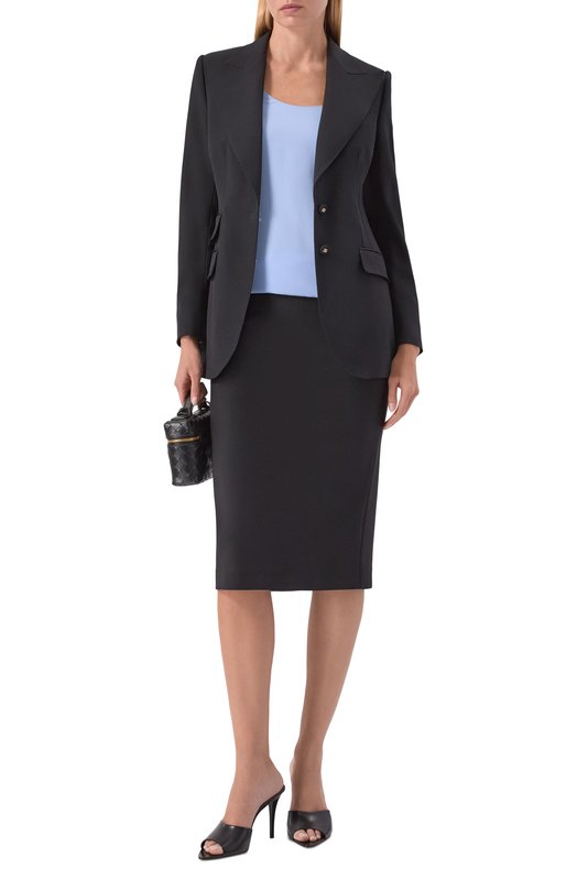 Шерстяная юбка MVST M26.2PW.S008/F100 Чёрный  M26.2PW.S008/F100 Фото 2