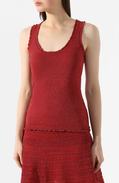Топ M MISSONI красного цвета по цене 28950 руб., арт. 2DK00017/2K004M, фото 3 Топ M MISSONI, арт. 2DK00017/2K004M, фото 3