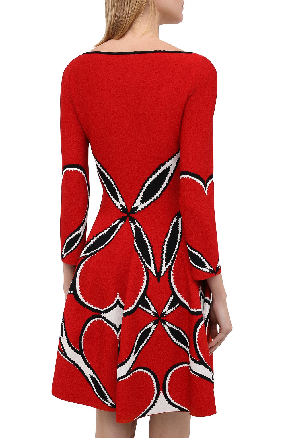 Платье из вискозы ALEXANDER MCQUEEN, арт. 641909/Q1ARX, фото 4