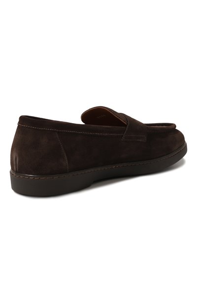 Замшевые пенни-лоферы DOUCAL'S, арт. DU3168ED0-UF0090, фото 5