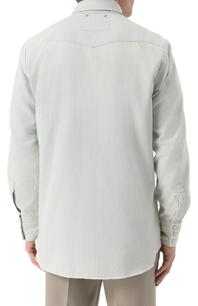 Джинсовая рубашка GOLDEN GOOSE DELUXE BRAND, арт. GMP00487.P000636, фото 4