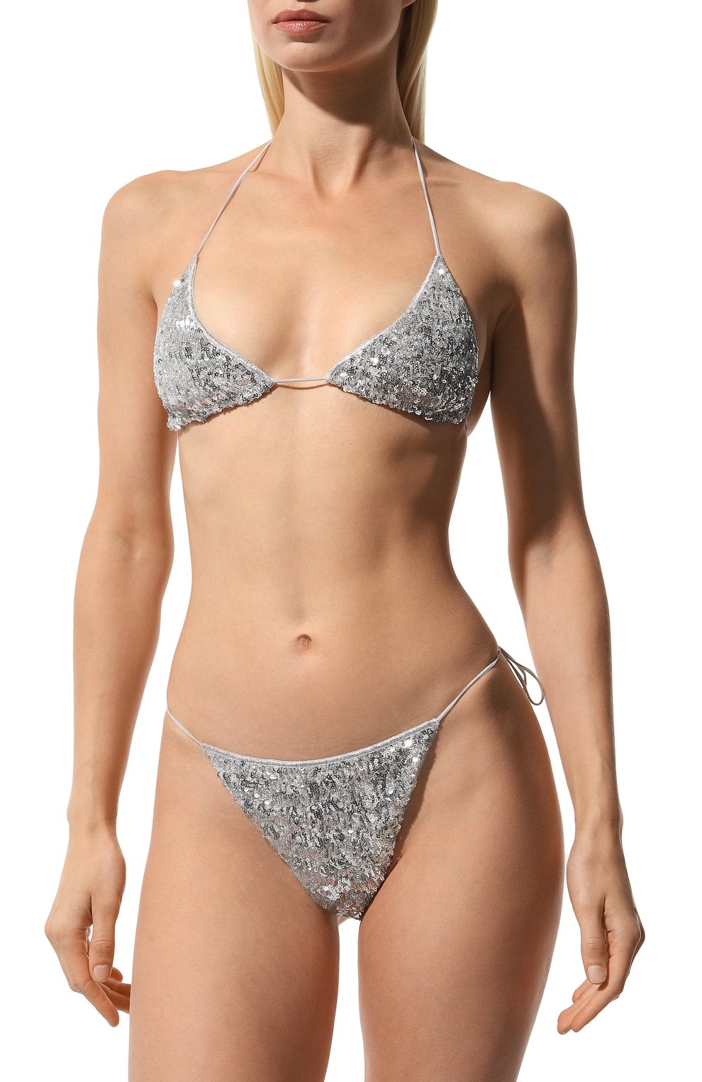 Раздельный купальник с отделкой пайетками OSEREE, арт. PTF213/SEQUINS/PEARL, фото 2