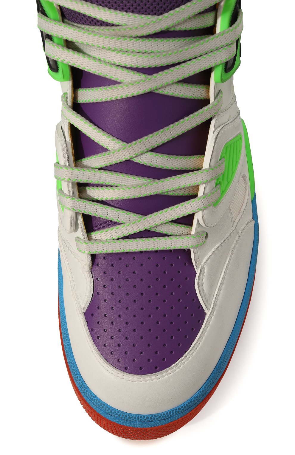 Комбинированные кеды GUCCI, арт. 661301 2SH80, фото 6