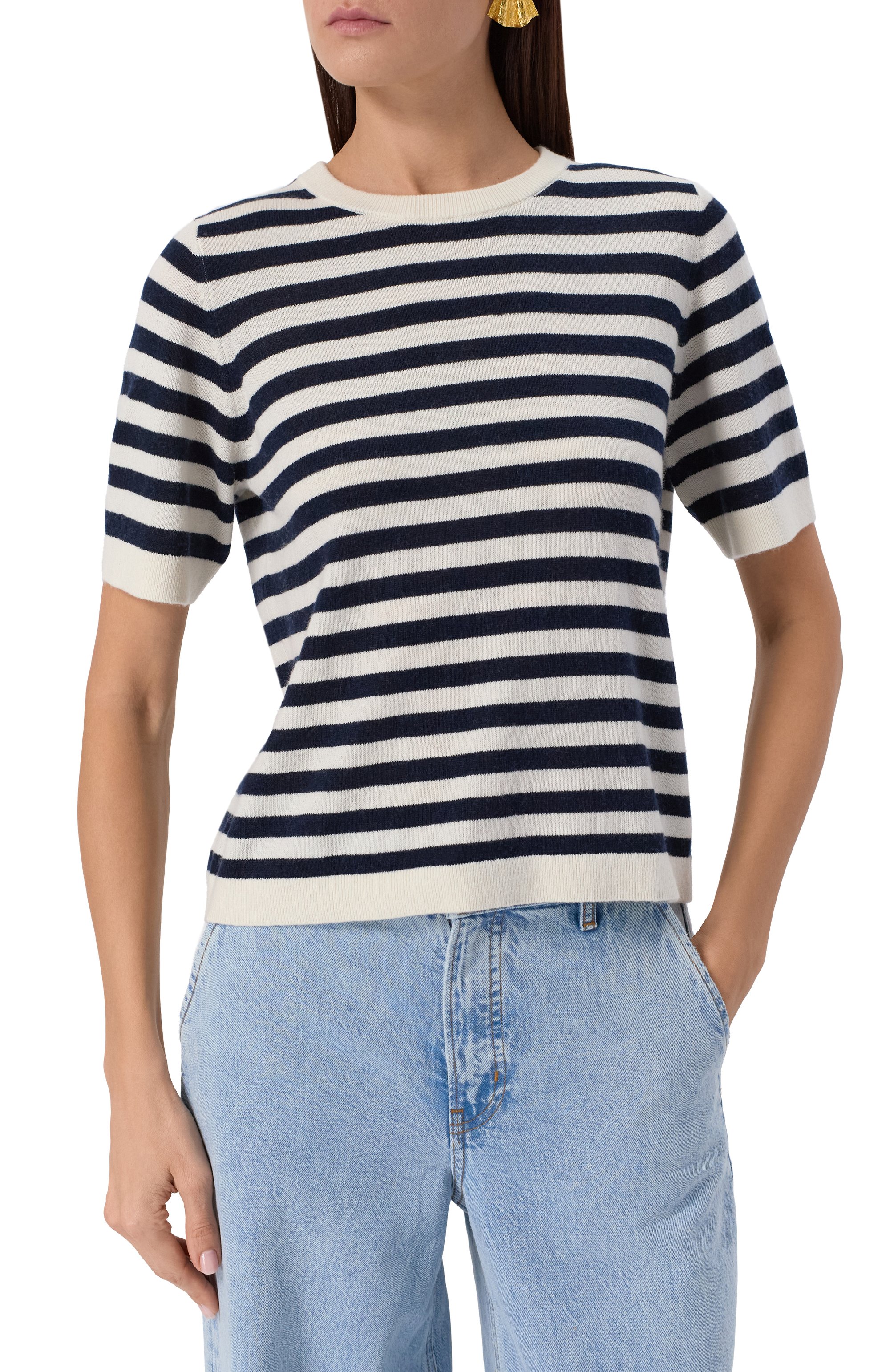 Пуловер из хлопка и кашемира FTC, арт. 09904-0550, фото 3