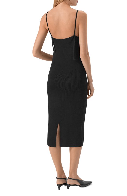 Шерстяное платье Jil Sander J01CT0276/J14831 Чёрный  J01CT0276/J14831 Фото 3