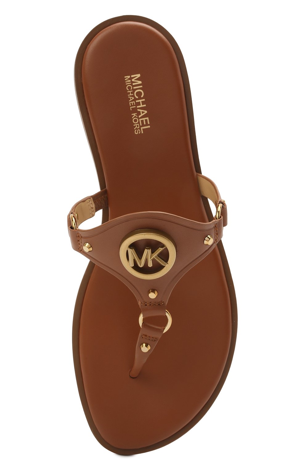 Кожаные шлепанцы conway MICHAEL MICHAEL KORS, арт. 40S1C0FA1L, фото 5