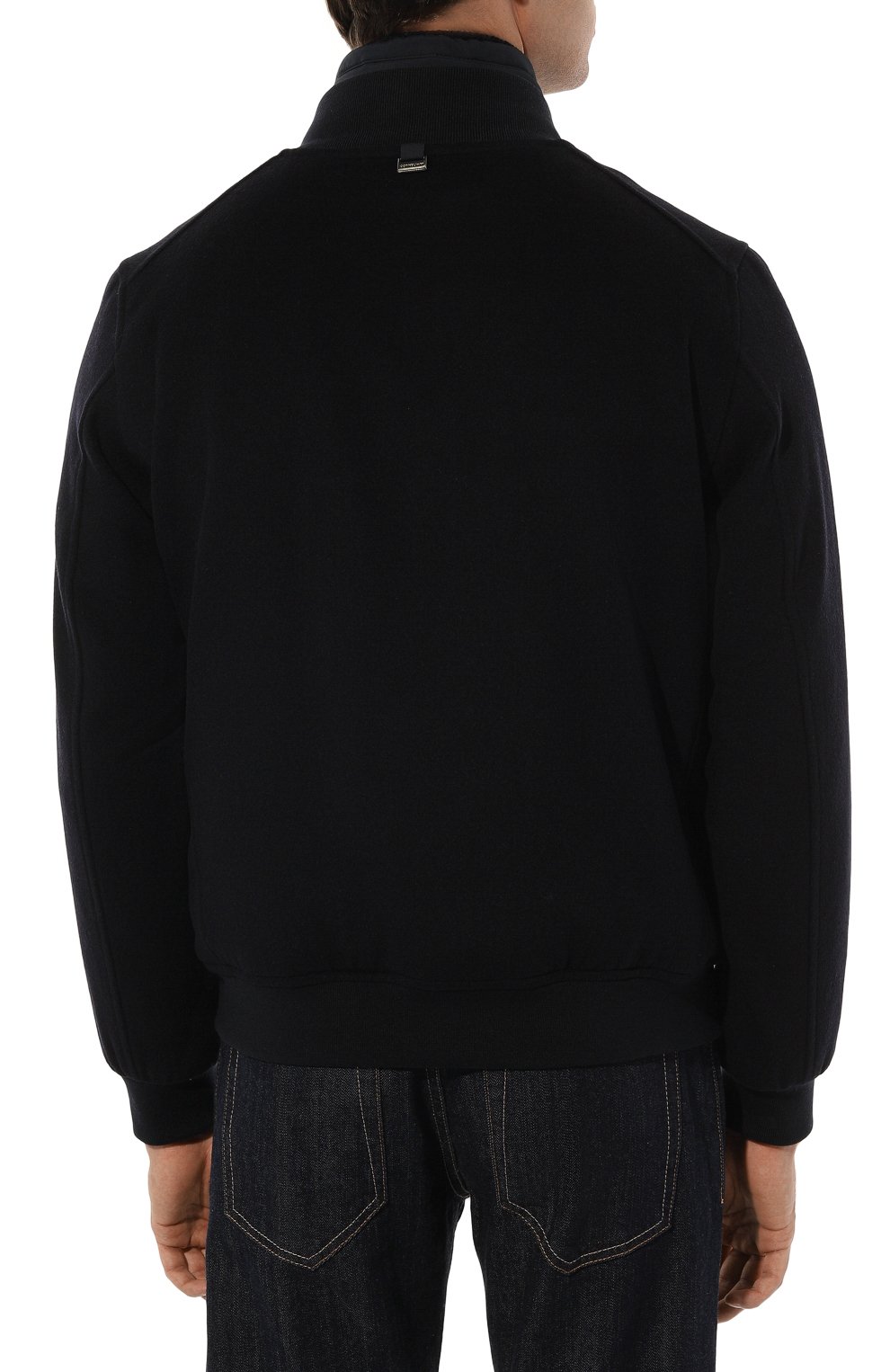 Бомбер CORNELIANI темно-синего цвета по цене 111500 руб., арт. 94L5R1-9420149, фото 4 Бомбер CORNELIANI, арт. 94L5R1-9420149, фото 4