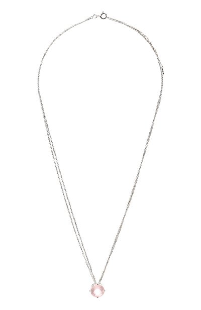 Подвеска на цепочке cartoon с розовым кварцем MOONKA, арт. cr-nl-qrz, фото 1