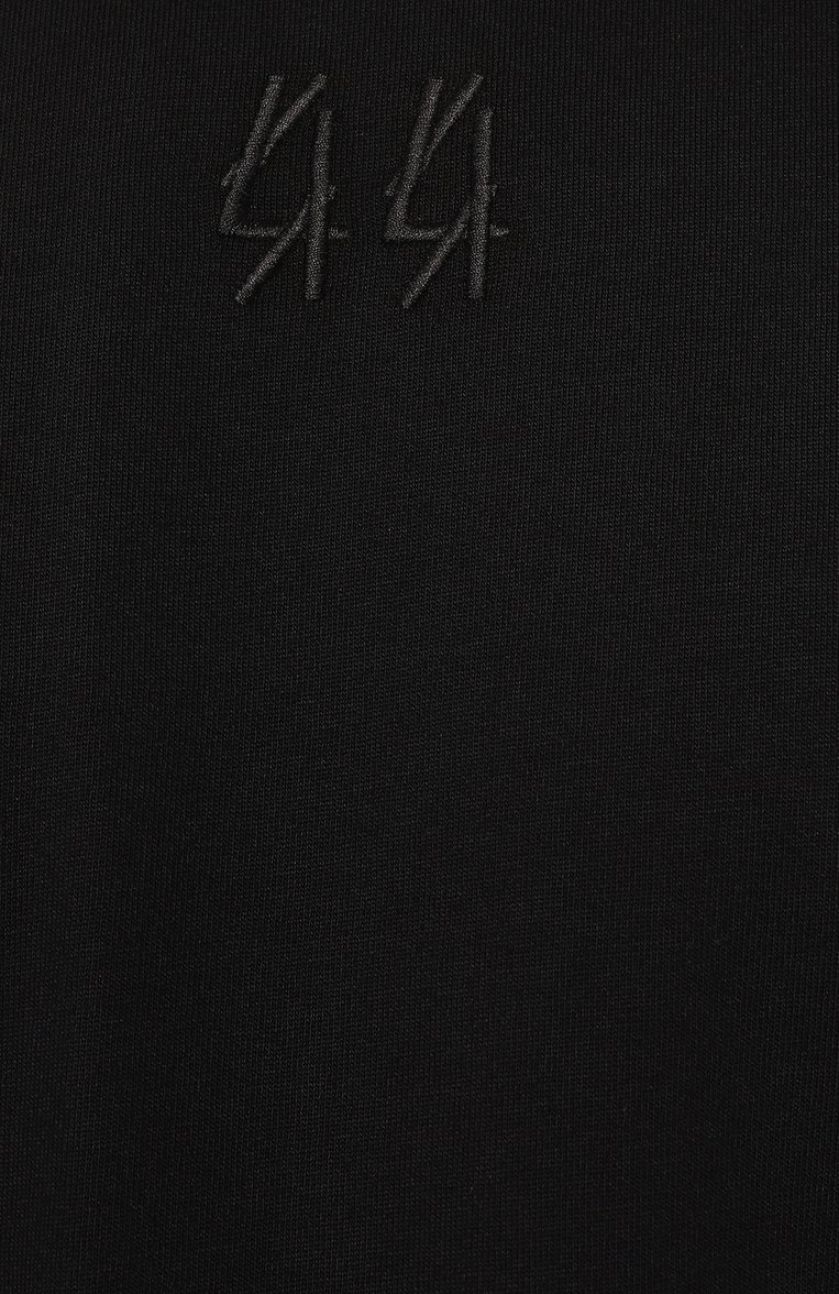 Мужская хлопковая футболка 44 LABEL GROUP черного цвета, арт. B0030376/FA141/P396 | Фото 5 (Рукава: Короткие; Длина (для топов): Стандартные; Стили: Гранж; Принт: С принтом; Материал сплава: Проставлено; Материал внешний: Хлопок; Драгоценные камни: Проставлено)