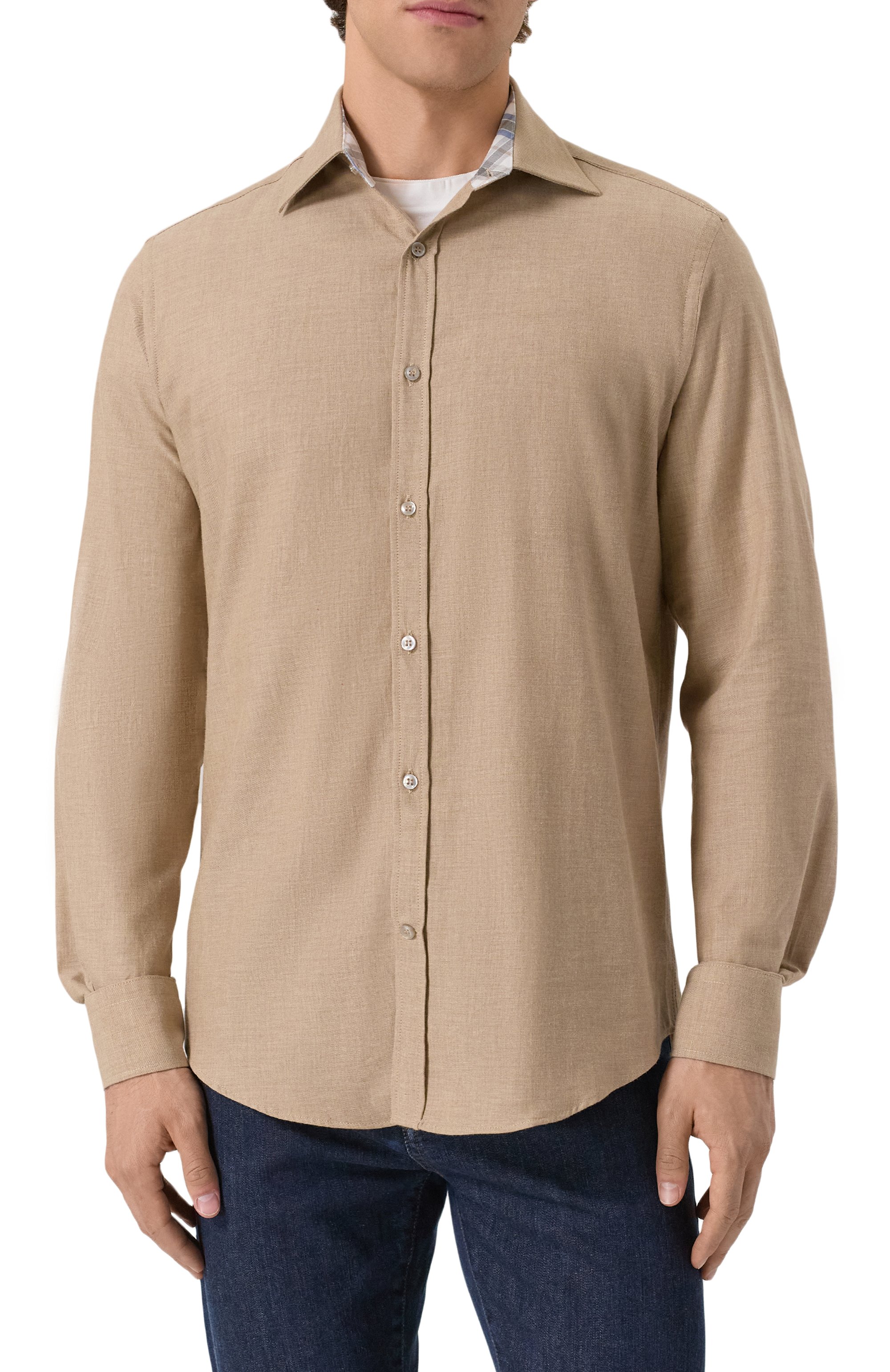 Хлопковая рубашка PAUL&SHARK, арт. 15313063CF, фото 3