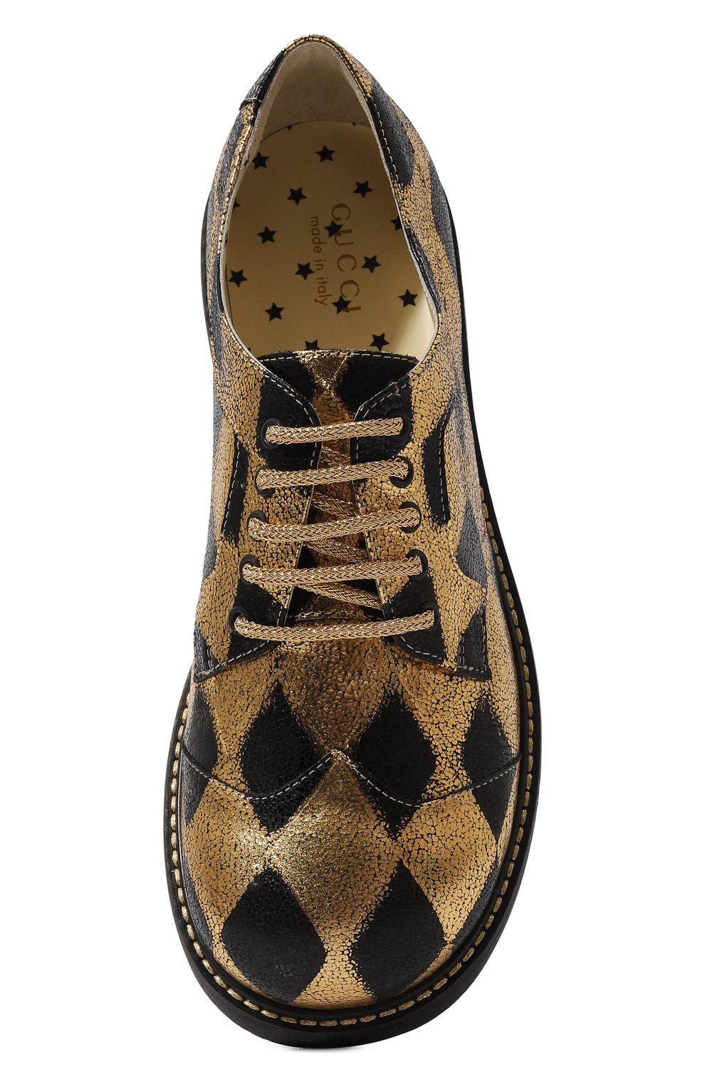Кожаные дерби GUCCI, арт. 606813 1NJ00, фото 4