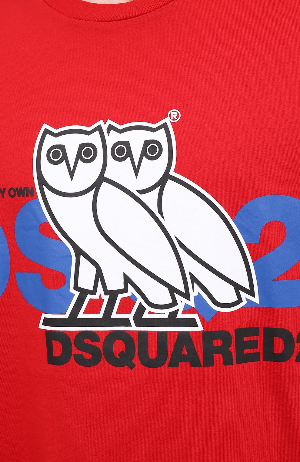 Хлопковая футболка d2 x ovo DSQUARED2, арт. S74GD0765/S23009, фото 5