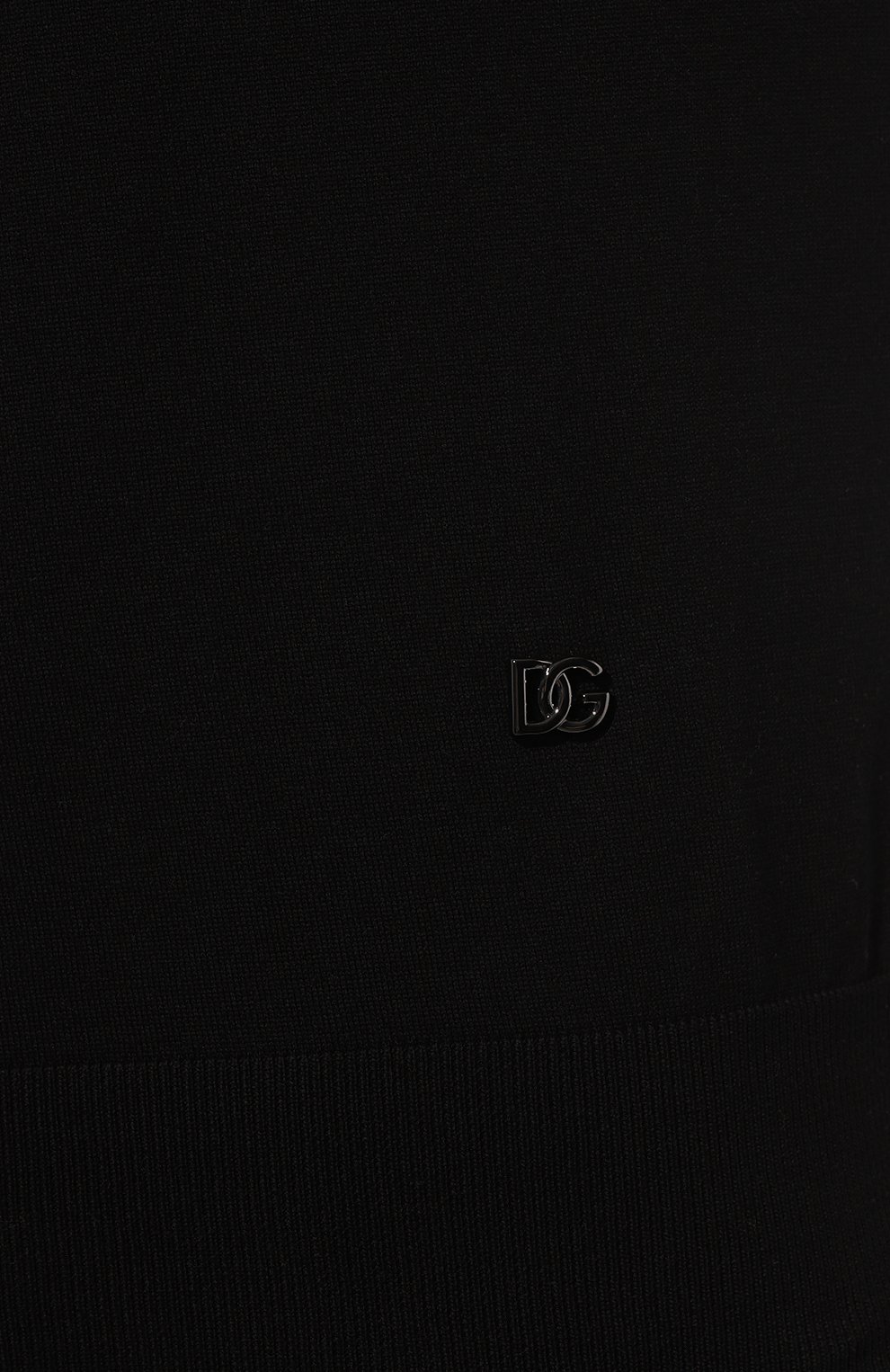 Хлопковое поло DOLCE & GABBANA черного цвета по цене 77200 руб., арт. GXM46T/JACU7, фото 5 Хлопковое поло DOLCE & GABBANA, арт. GXM46T/JACU7, фото 5