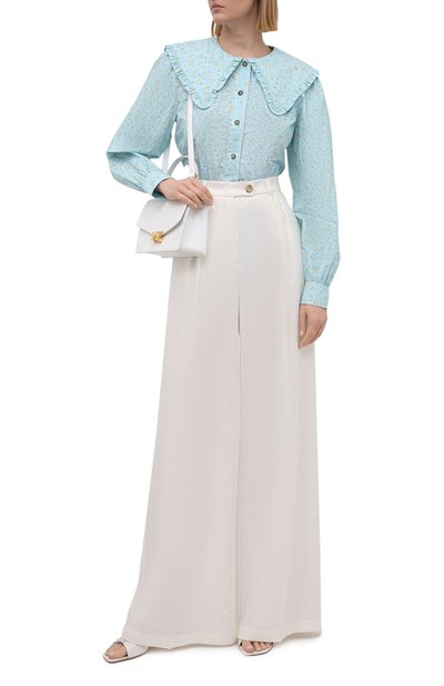 Хлопковая блузка GANNI, арт. F5911, фото 2