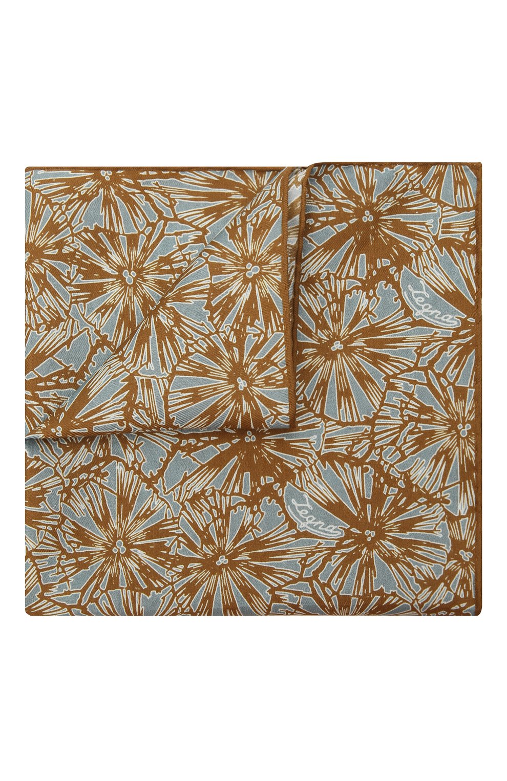 Платок из хлопка и шелка ZEGNA, арт. Z9J15/36D, фото 1