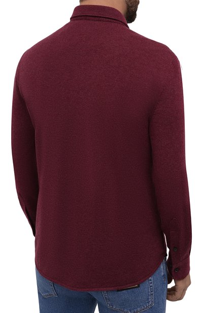 Рубашка из шерсти и кашемира BRUNELLO CUCINELLI, арт. M3600276, фото 4