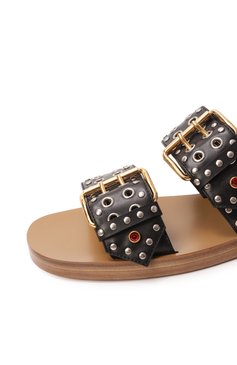 Кожаные сандалии GUCCI, арт. 72581606F00 1000, фото 7