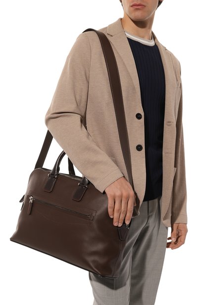 Кожаная сумка для ноутбука SANTONI, арт. UIBBA2362LI-ASP9T50, фото 2