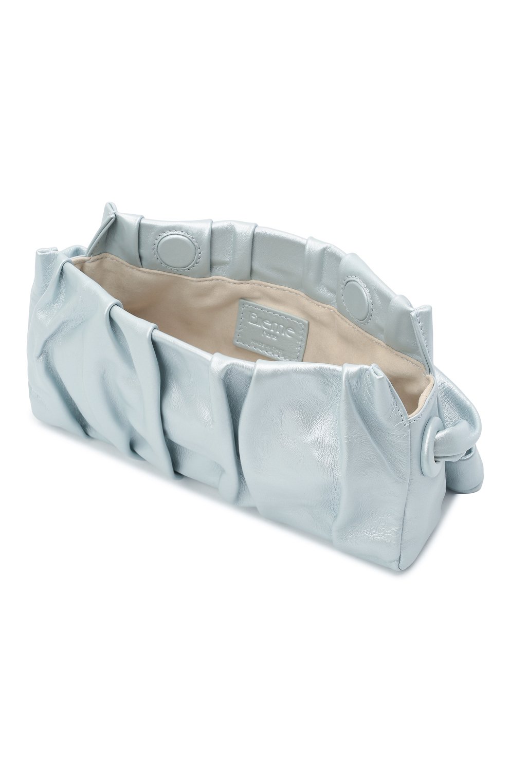 Сумка vague small ELLEME голубого цвета по цене 39950 руб., арт. VAGUE/PEARL LEATHER, фото 4 Сумка vague small ELLEME, арт. VAGUE/PEARL LEATHER, фото 4