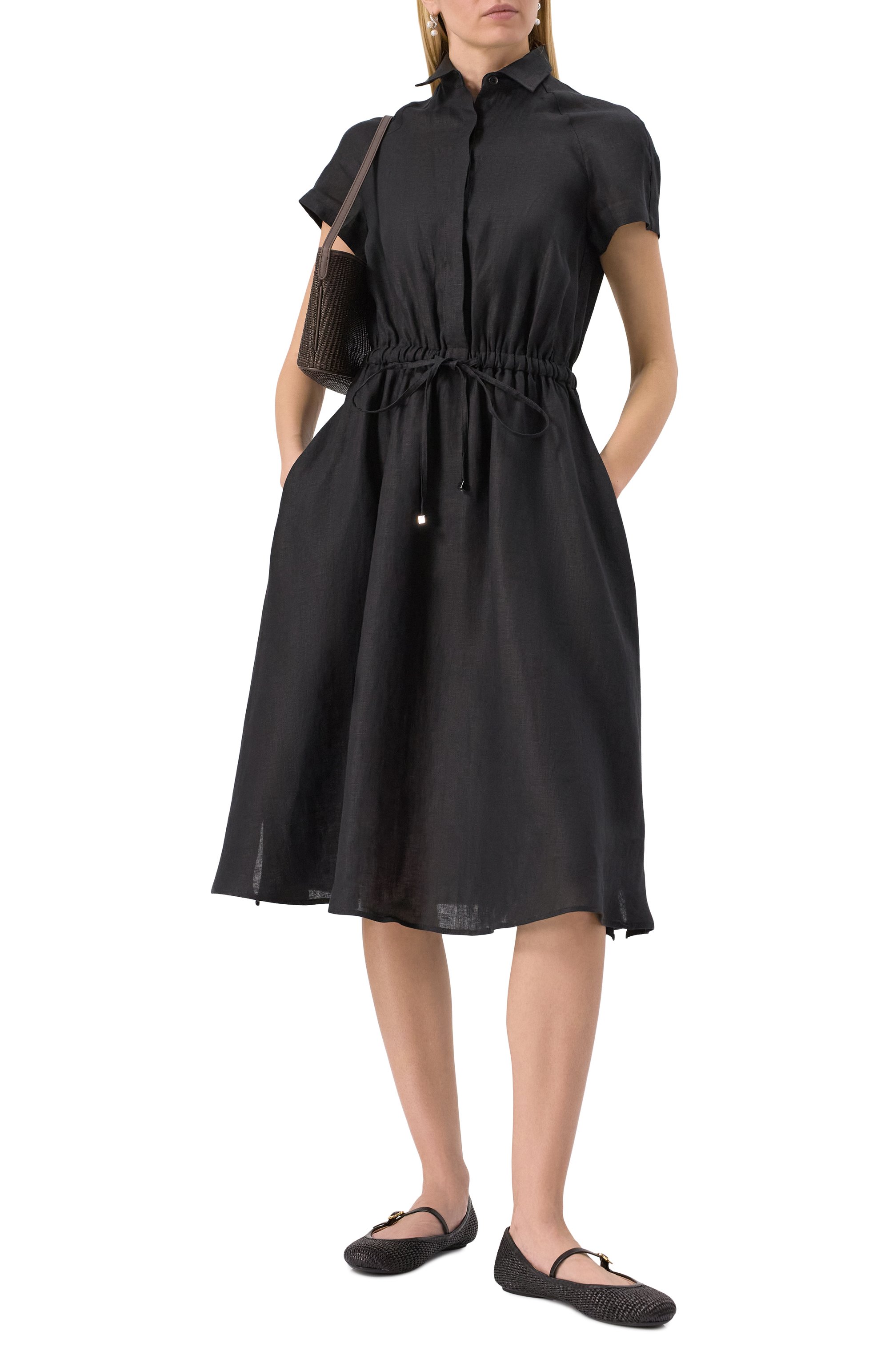 Текстильные балетки carla GIANVITO ROSSI, арт. G22223.05G0M.MBNNENE, фото 2