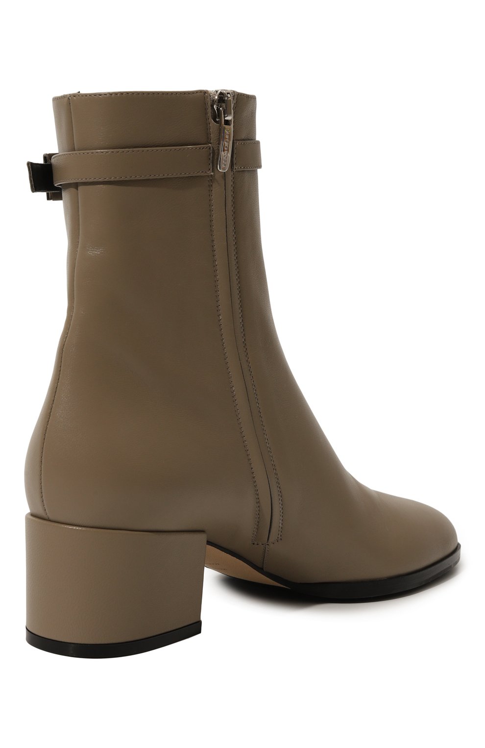 Кожаные ботильоны sr nora 45 SERGIO ROSSI темно-бежевого цвета по цене 117000 руб., арт. B09310/MFI642, фото 5 Кожаные ботильоны sr nora 45 SERGIO ROSSI, арт. B09310/MFI642, фото 5