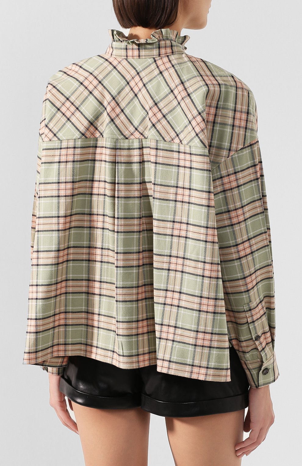 Хлопковая рубашка ISABEL MARANT ETOILE, арт. CH0544-19A029E/ILARIA, фото 4