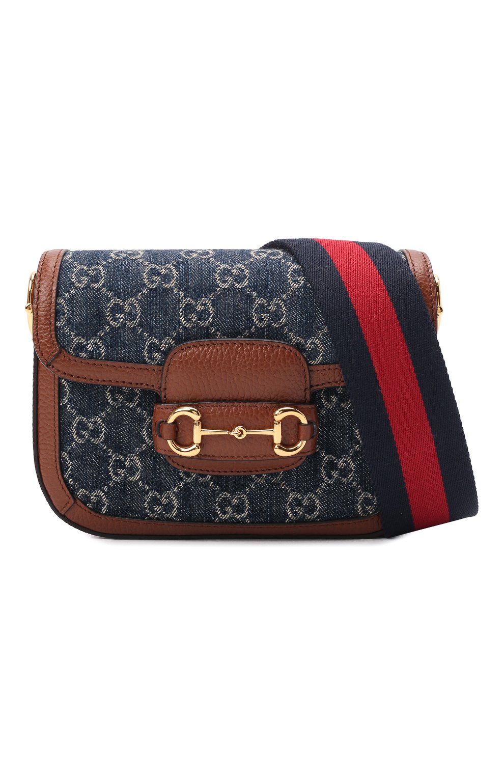 Сумка gg 1955 horsebit mini GUCCI синего цвета по цене 360000 руб., арт. 658574/2KQPG, фото 8 Сумка gg 1955 horsebit mini GUCCI, арт. 658574/2KQPG, фото 8