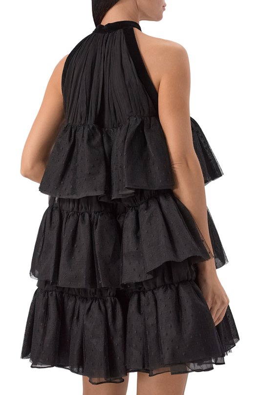 Шелковое платье Nina Ricci 25ACR0054/SE1400 Чёрный  25ACR0054/SE1400 Фото 3