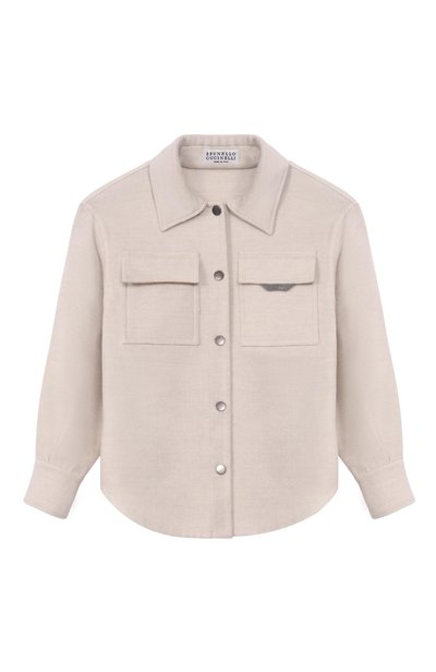 Шерстяная куртка-рубашка BRUNELLO CUCINELLI, арт. BD565C437C
