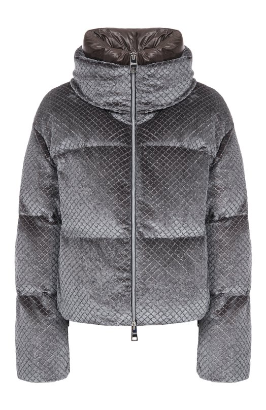 Пуховик с отделкой пайетками Herno PI002161D/12751 Серый PI002161D/12751