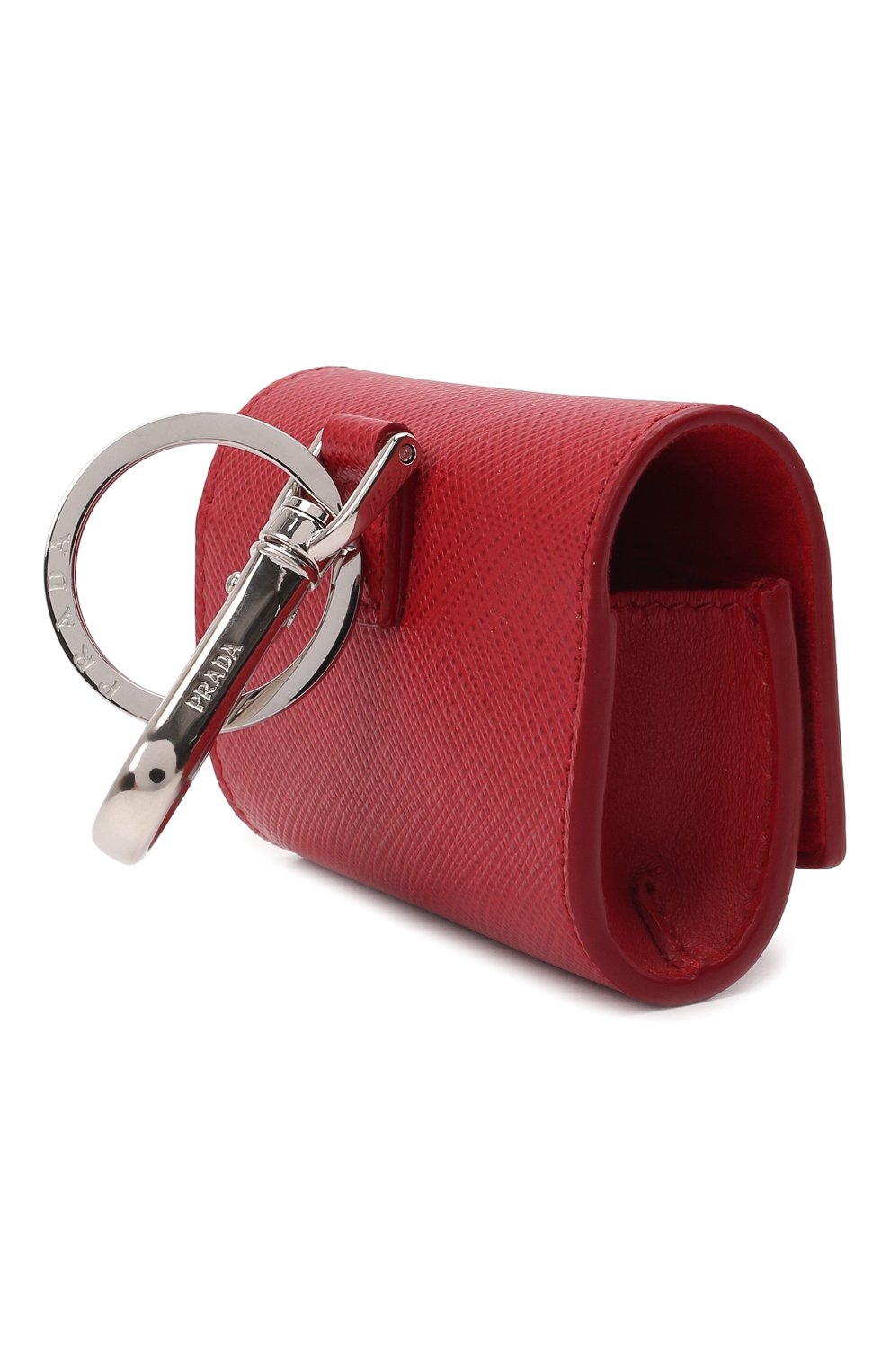 Кожаный чехол для airpods pro PRADA красного цвета по цене 44000 руб., арт. 2TT133-2AHF-F068Z, фото 4 Кожаный чехол для airpods pro PRADA, арт. 2TT133-2AHF-F068Z, фото 4
