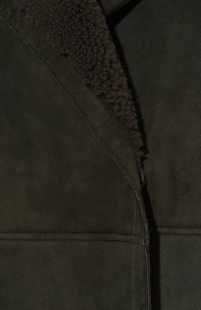 Дубленка из овчины TEGIN хаки цвета по цене 380000 руб., арт. 2125-С49, фото 5 Дубленка из овчины TEGIN, арт. 2125-С49, фото 5