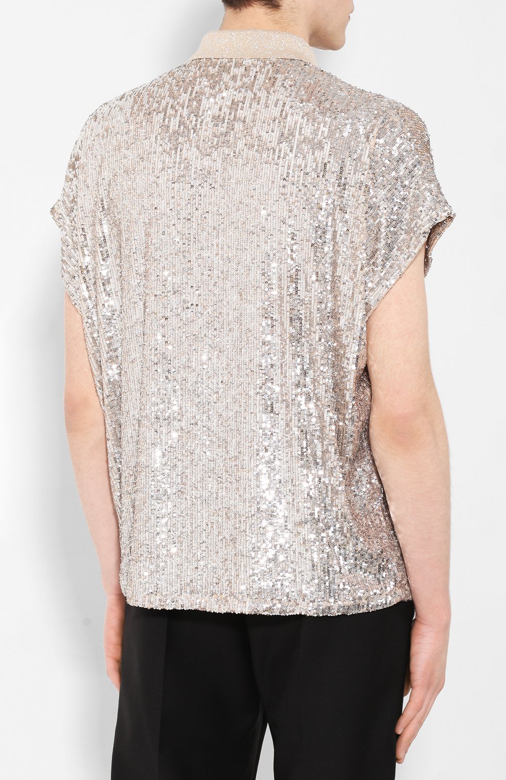 Поло с пайетками SAINT LAURENT, арт. 601538/YB0K2, фото 4