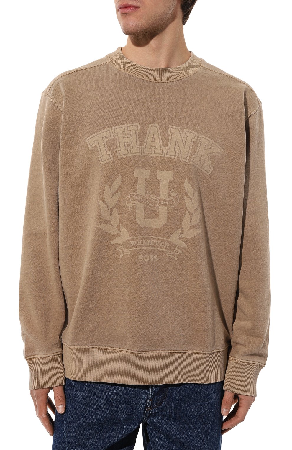 Хлопковый свитшот BOSS, арт. 50486613, фото 3