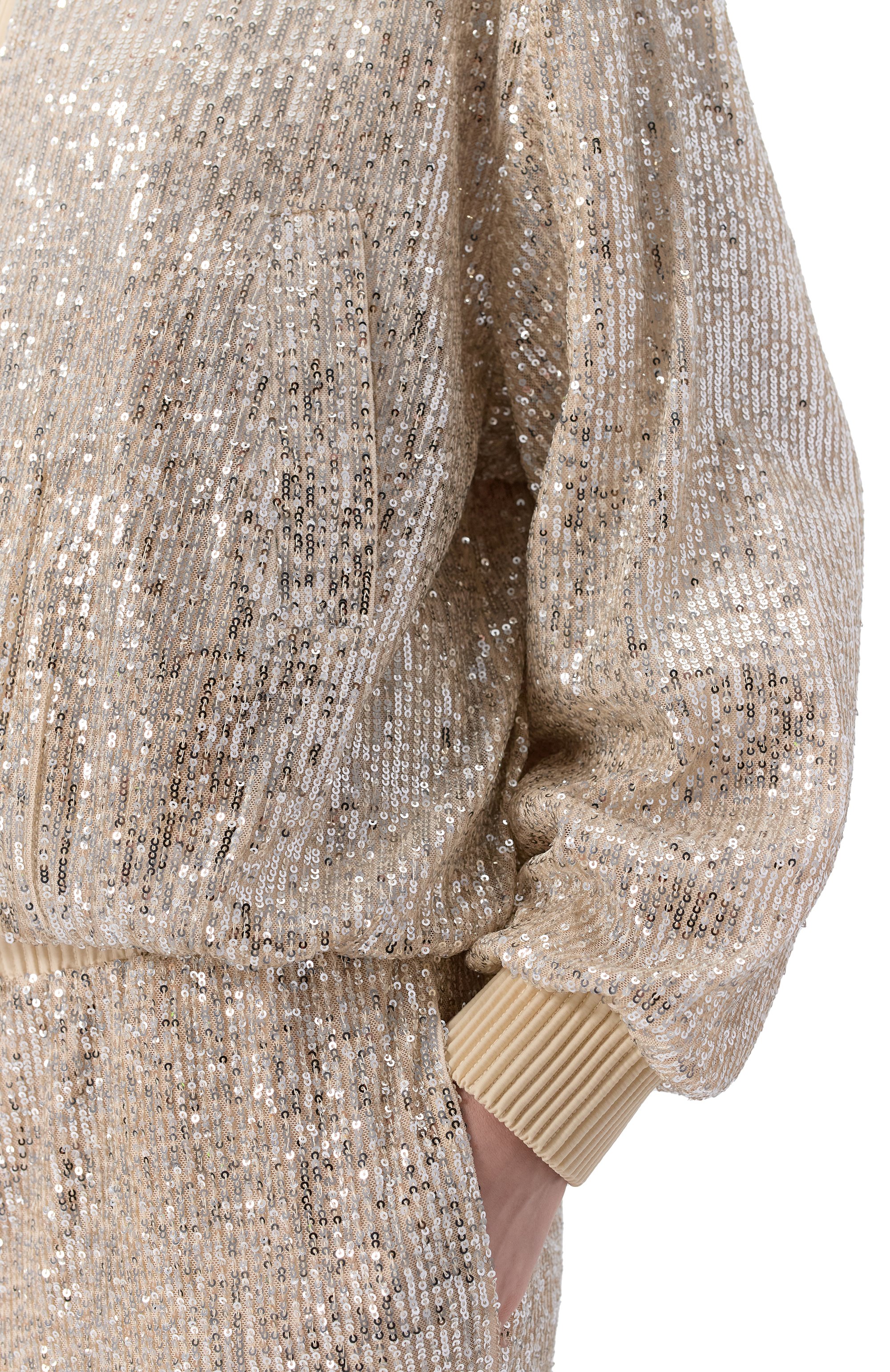 Бомбер с отделкой пайетками BOSS ORANGE, арт. 50548336, фото 5