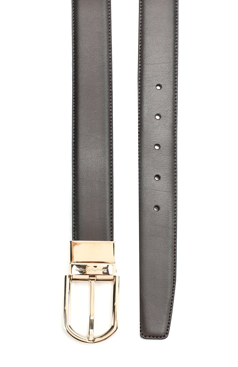 Кожаный ремень с двумя сменными пряжками ZEGNA, арт. BB0X19/VIT, фото 5