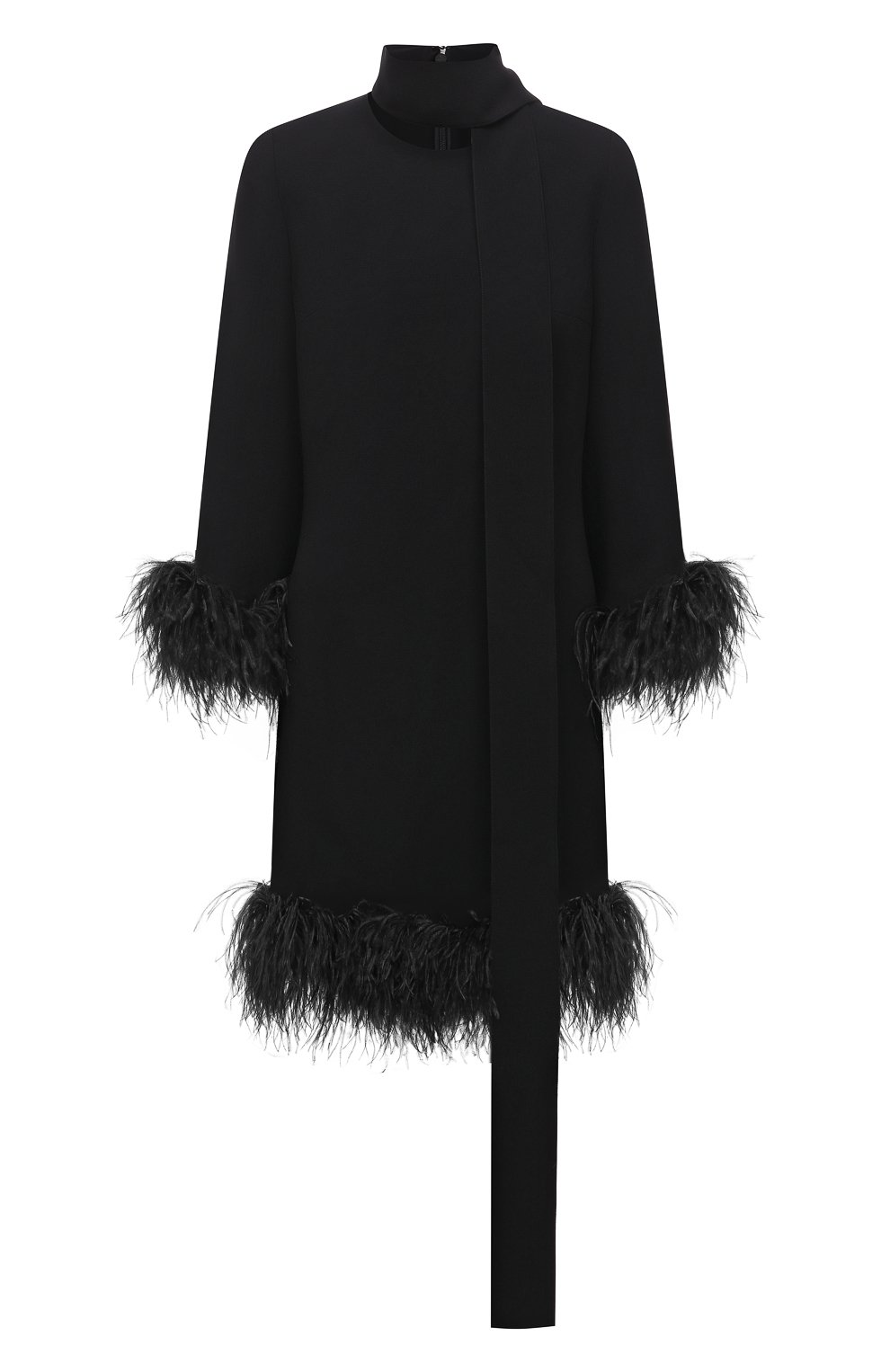 Платье с отделкой перьями ELIE SAAB, арт. 12300, фото 1