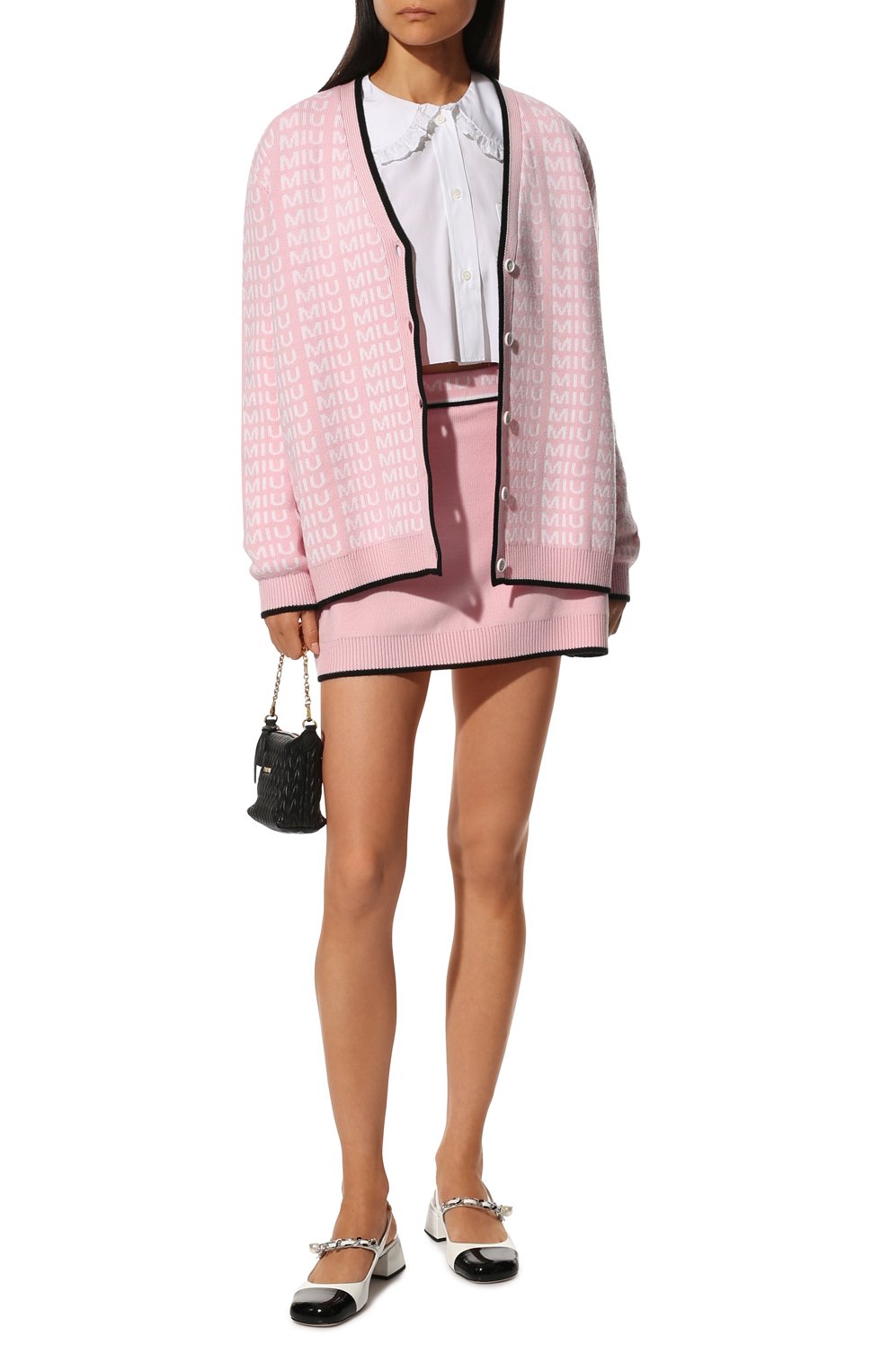 Шерстяная юбка MIU MIU, арт. MMG310-1V8X-F0442, фото 2