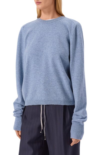 Шерстяной пуловер MAISON MARGIELA голубого цвета по цене 141500 руб., арт. S29HL0023/M13178, фото 3 Шерстяной пуловер MAISON MARGIELA, арт. S29HL0023/M13178, фото 3
