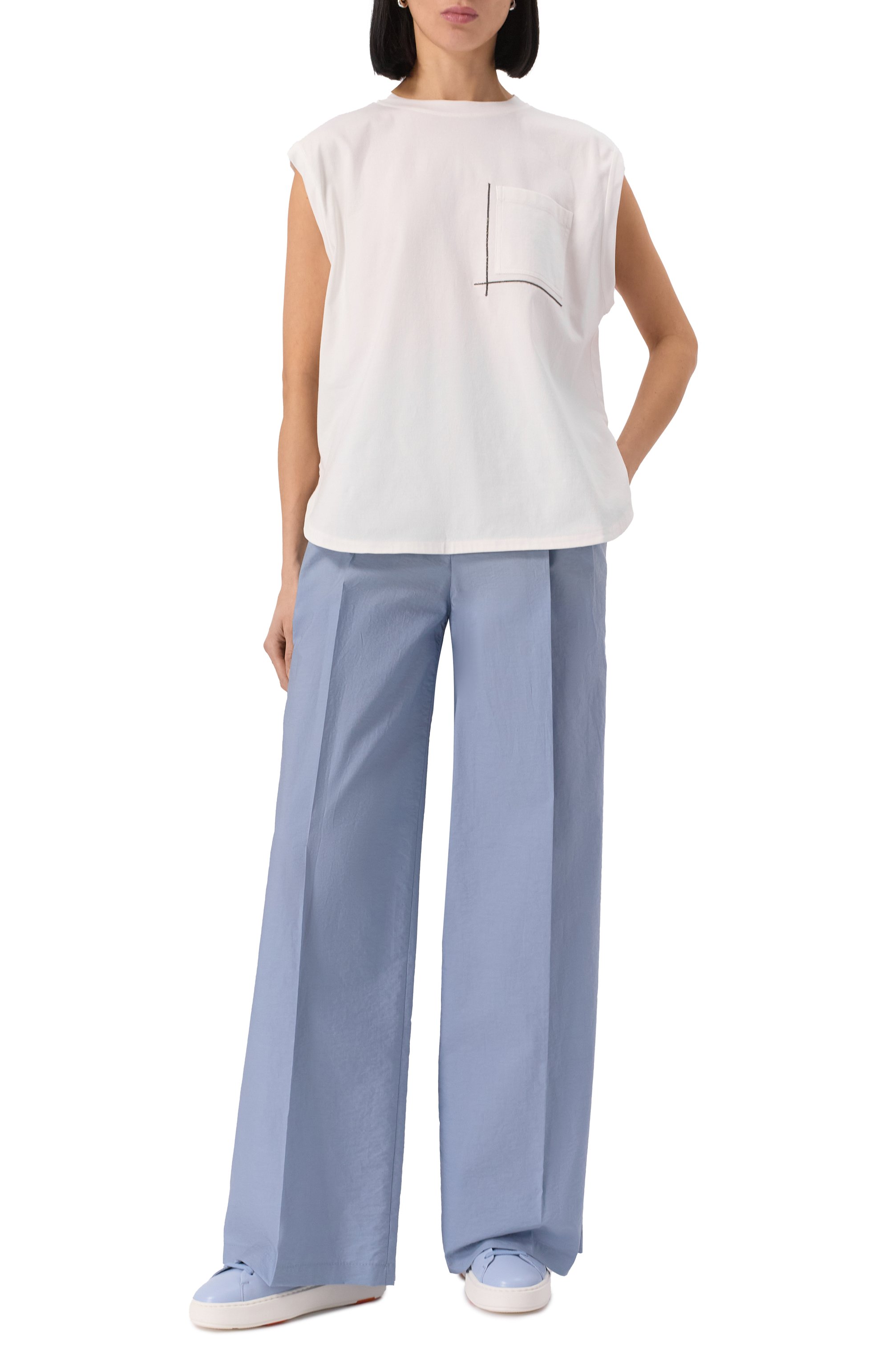 Кожаные кеды SANTONI, арт. WBCG61306BARTCGA, фото 2