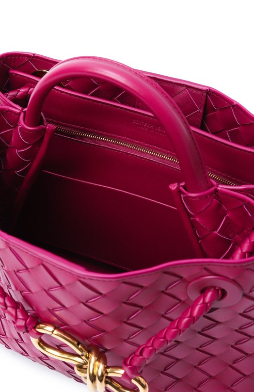 Сумка Andiamo small Bottega Veneta 766014/VCPP1 Розовый  766014/VCPP1 Фото 5
