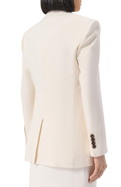 Жакет из вискозы и льна BRUNELLO CUCINELLI, арт. MH1262682, фото 4