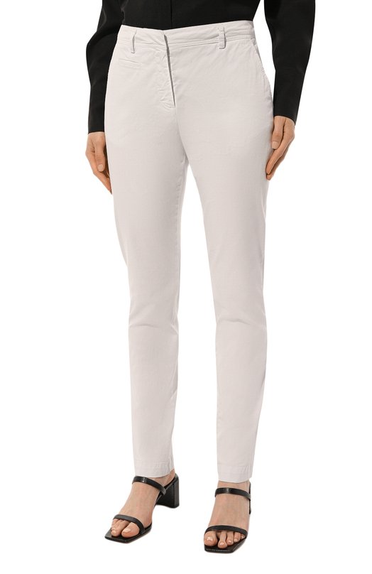 Хлопковые брюки Giorgio Armani 3SHPP0UX/T03B3 Белый  3SHPP0UX/T03B3 Фото 3